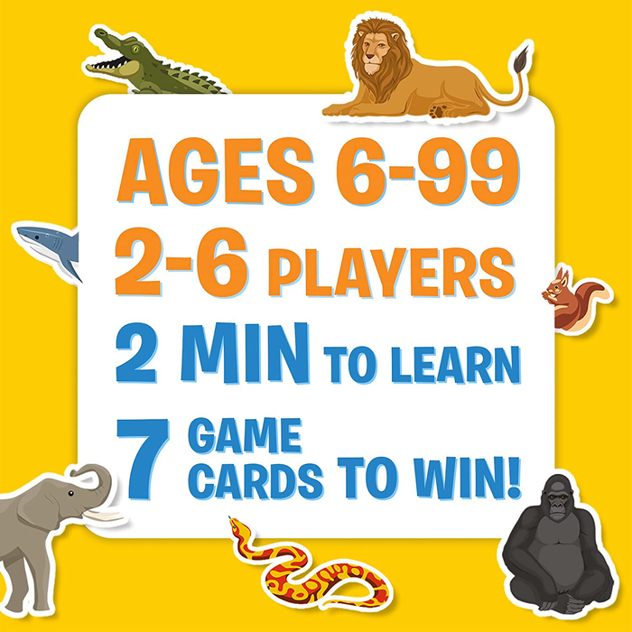 Skillmatics Card Game : Guess in 10 Animal Planet | Gifts, Stocking Stuffer for 6 Year Olds and Up | Super Fun for Travel & Family Game Night