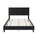 Emanuell Tufted Low Profile Bed