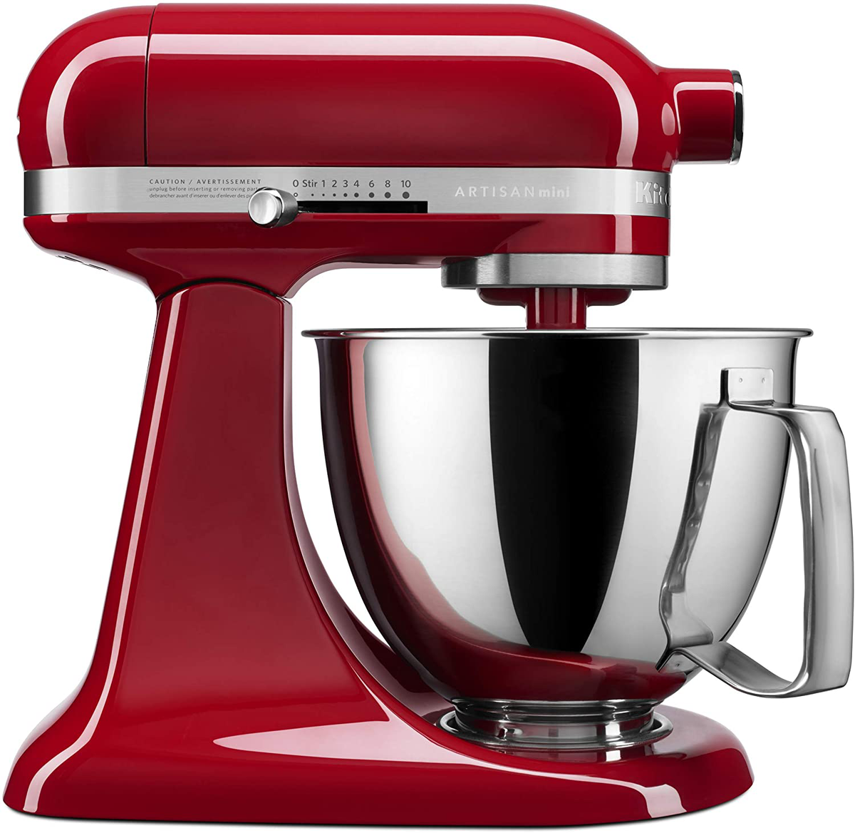 KitchenAid Artisan Mini 3.5 Quart Tilt-Head Stand Mixer - KSM3316X - Candy  Apple Red