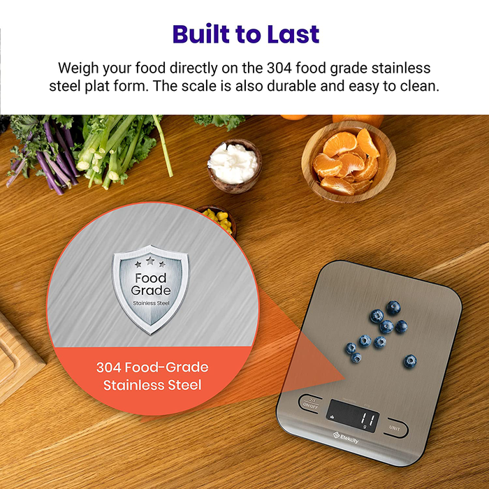 Etekcity Digital Kitchen Weighing Scale, Digital Grams and Ounces for Weight  Loss, Baking, Cooking, Keto and Meal Prep